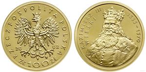 Polska 100 złotych 2002 MW "Kazimierz III Wielki" na aukcji WCN - 1 sierpnia 2024