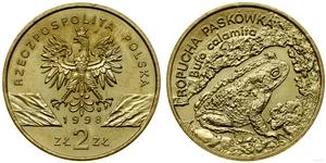 Polska 2 złote 1998 MW ET "Ropucha paskówka" na aukcji WCN - 1 sierpnia 2024