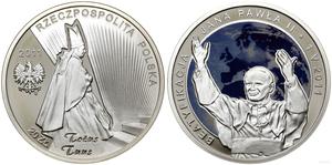 Polska 20 złotych 2011 MW ET "Beatyfikacja Jana Pawła II" na aukcji WCN - 8 sierpnia 2024