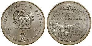 Poland 2 Zlote 1995 MW ET "75th Anniversary - Battle of Warsaw" at auction WCN - August 8, 2024