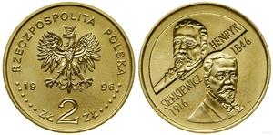 Poland 2 Zlote 1996 MW RK "Henryk Sienkiewicz" at auction WCN - September 19, 2024