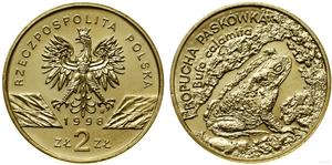 Polska 2 złote 1998 MW ET "Ropucha paskówka" na aukcji WCN - 19 września 2024
