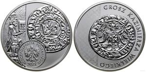 Polska 20 złotych 2015 MW "Grosz Kazimierza Wielkiego" na aukcji WCN - 10 października 2024