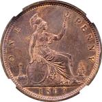 Großbritannien 1 Penny 1862 auf der Auktion Pesek Auctions - 7. November 2024