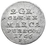 Polska Półzłotek (2 grosze) 1766 FS na aukcji Numedux - 5 kwietnia 2025