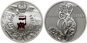 Polska 10 złotych 2010 MW UW "Polski sierpień 1980 - Solidarność" na aukcji WCN - 24 października 2024