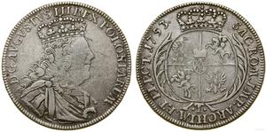 Polska Tymf (18 groszy) 1753 "Koronny" na aukcji WCN - 7 listopada 2024