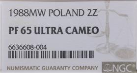 Polen 2 Zlote 1988 MW auf der Auktion WCN - 7. November 2024