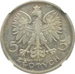 Polska 5 złotych 1927 "Nike" (Próba) na aukcji COINSNET - 24 maja 2025