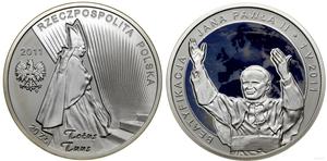 Polska 20 złotych 2011 MW ET "Beatyfikacja Jana Pawła II" na aukcji WCN - 19 grudnia 2024