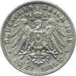 Германия 3 марки 1909 F "Вюртемберг" на аукционе Cieszyńskie CN - 13 апреля 2025