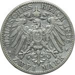Alemania 2 marcos 1896 G "Baden" en subasta Cieszyńskie CN - 13 de abril de 2025