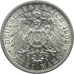 Deutschland 2 Mark 1902 "Baden" auf der Auktion Cieszyńskie CN - 13. April 2025