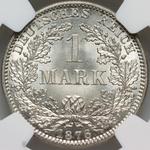 Германия 1 марка 1876 A на аукционе Numimarket - 13 мая 2025
