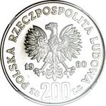 Polska 200 złotych 1980 MW "Kazimierz I Odnowiciel" (Próba) na aukcji WDA - MiM - 29 grudnia 2024
