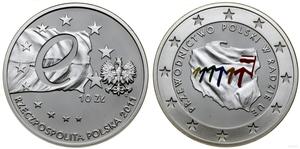 Polska 10 złotych 2011 MW "Przewodnictwo Polski w Radzie UE" na aukcji WCN - 9 stycznia 2025