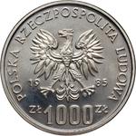 Polska 1000 złotych 1985 MW "Centrum Zdrowia Matki Polki" (Próba) na aukcji Numimarket - 17 marca 2025