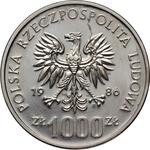 Polska 1000 złotych 1986 MW EO "Władysław I Łokietek" (Próba) na aukcji Numimarket - 17 marca 2025
