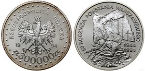 Polska 300000 złotych 1994 MW ET "60 rocznica Powstania Warszawskiego" na aukcji WCN - 23 stycznia 2025