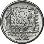 Polska 5 złotych 1959 WJ "Kopalnia" (Próba) na aukcji Jerzykowski - 6 kwietnia 2025