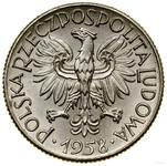 Polska 1 złoty 1958 "Okrągła obwódką" (Próba) na aukcji WCN - 17 maja 2025