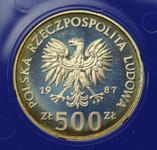 Polska 500 złotych 1987 MW ET "XV Zimowe Igrzyska Olimpijskie - Calgary 1988" na aukcji Dom Aukcyjny Art Magnat - 23 maja 2025
