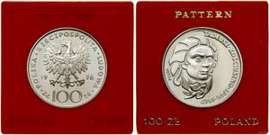 Polska 100 złotych 1976 MW "200 Rocznica śmierci Tadeusza Kościuszki" (Próba) na aukcji WCN - 13 lutego 2025