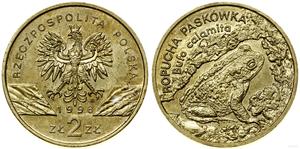 Polska 2 złote 1998 MW ET "Ropucha paskówka" na aukcji WCN - 20 lutego 2025