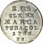 Polska Półzłotek (2 grosze) 1766 FS na aukcji WDA - MiM - 20 lutego 2025