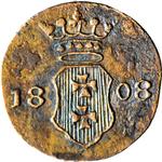 Poland Shilling 1808 M "Danzig" at auction WDA - MiM - February 20, 2025