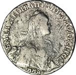 Rußland Polupoltinnik (1/4 Rubel) 1769 ММД EI "Ohne Schal" auf der Auktion WDA - MiM - 20. Februar 2025