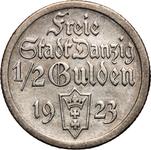 Польша 1/2 гульдена 1923 "Когг" на аукционе Numimarket - 17 июня 2025