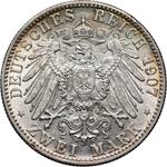 Deutschland 2 Mark 1907 "Baden" auf der Auktion Numimarket - 17. Juni 2025