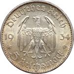Deutschland 5 Reichsmark 1934 E "Garnisonskirche ohne Datum" auf der Auktion Numimarket - 17. Juni 2025
