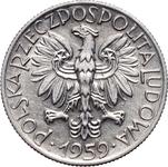 Poland 5 Zlotych 1959 WJ JG "Fisherman" at auction Numimarket - June 17, 2025