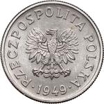 Польша 50 грошей 1949 на аукционе Numimarket - 17 июня 2025