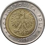 Poland 5 Zlotych 2008 MW at auction Numimarket - June 17, 2025
