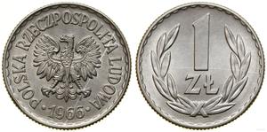 Polen 1 Zloty 1966 MW auf der Auktion WCN - 13. März 2025