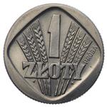 Polska 1 złoty 1958 WK "Kwadratowa obwódką" (Próba) na aukcji Karbownik - 6 maja 2025