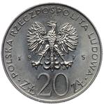 Polska 20 złotych 1975 MW "Międzynarodowy Rok Kobiet" (Próba) na aukcji Karbownik - 6 maja 2025