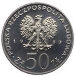 Polska 50 złotych 1980 MW "Kazimierz I Odnowiciel" (Próba) na aukcji Karbownik - 6 maja 2025