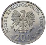 Polen 200 Zlotych 1988 MW ET "Fußball-WM 1990" (Probe) auf der Auktion Karbownik - 6. Mai 2025