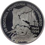Polska 300000 złotych 1994 MW ET "60 rocznica Powstania Warszawskiego" na aukcji Karbownik - 6 maja 2025