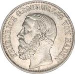 Deutschland 2 Mark 1899 G "Baden" auf der Auktion NUMMUS Olomouc - 10. April 2025