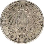 Deutschland 2 Mark 1905 G "Baden" auf der Auktion NUMMUS Olomouc - 10. April 2025