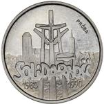Poland 20000 Zlotych 1990 MW "The 10th Anniversary of forming the Solidarity Trade Union" (Pattern) at auction Karbownik - June 18, 2025