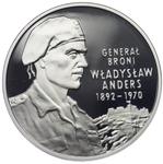 Польша 10 злотых 2002 MW AN "Генерал Владислав Андерс" на аукционе Karbownik - 18 июня 2025