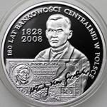Polska 10 złotych 2009 MW "180 lat bankowości centralnej w Polsce" na aukcji Karbownik - 18 czerwca 2025
