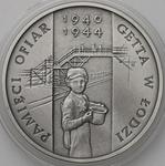 Polska 20 złotych 2004 MW ET "Pamięci Ofiar Getta w Łodzi" na aukcji Karbownik - 18 czerwca 2025