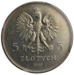 Poland 5 Zlotych 1930 WJ "Standards" at auction Karbownik - June 18, 2025